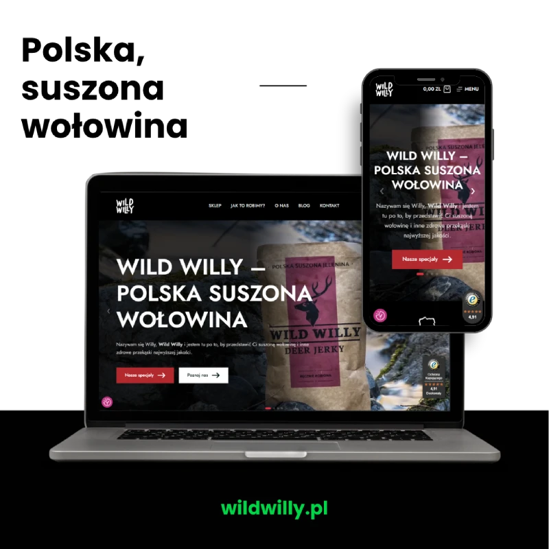 WildWilly.pl - sklep internetowy z polską suszoną wołowiną